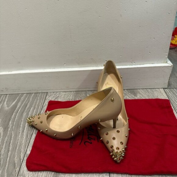 CHRISTIAN LOUBOUTIN Kid Degraspike 70 Pumps - Picture 1 of 6